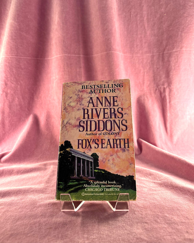 Fox's Earth by Anne Rivers Siddons