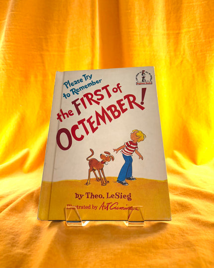 Try to Remember the First of Octember! - Theo LeSieg/Dr. Suess (Vintage)