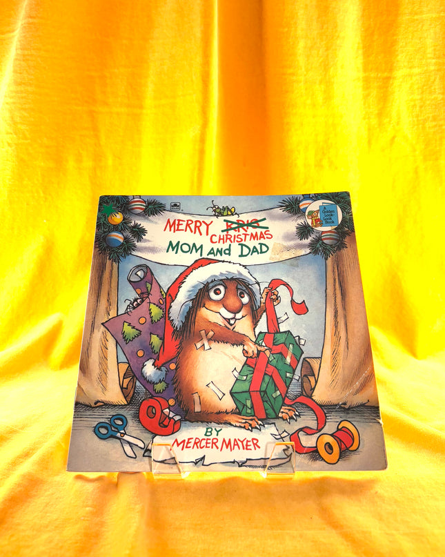 Merry Christmas Mom and Dad (A Golden Look-Look Book) by Mercer Mayer