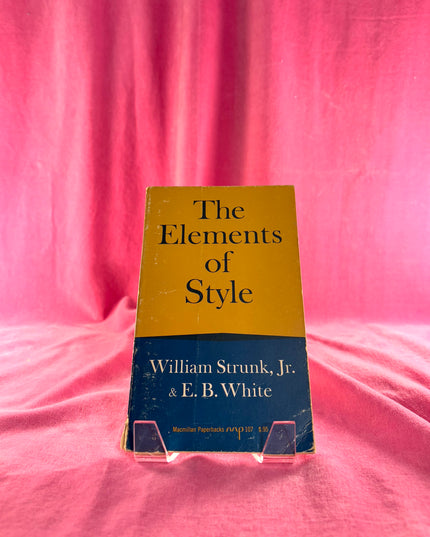 The Elements of Style - William Strunk Jr. & E.B. White (VINTAGE)