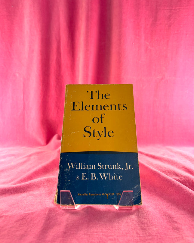The Elements of Style - William Strunk Jr. & E.B. White (VINTAGE)