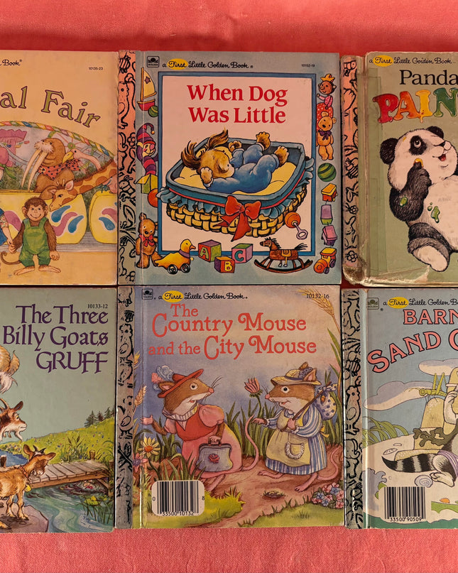 First Little Golden Books Vintage 11-Book Set: Animal Fun