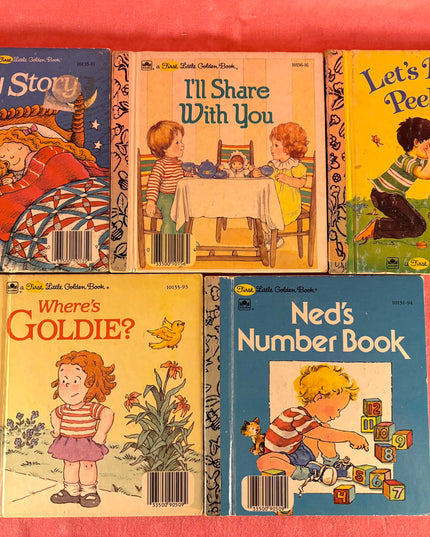 First Little Golden Books Vintage 10-Book Set: Fun Firsts