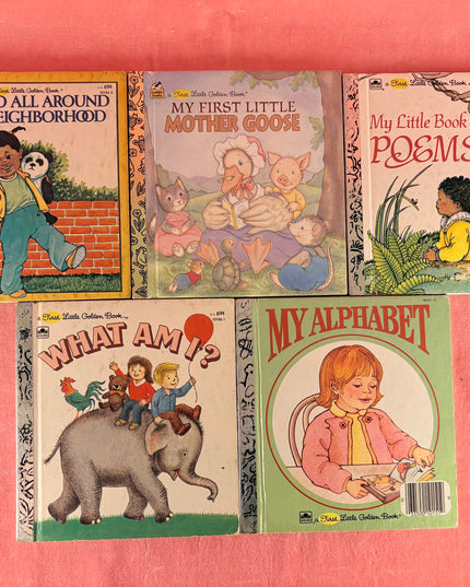 First Little Golden Books Vintage 10-Book Set: Fun Firsts