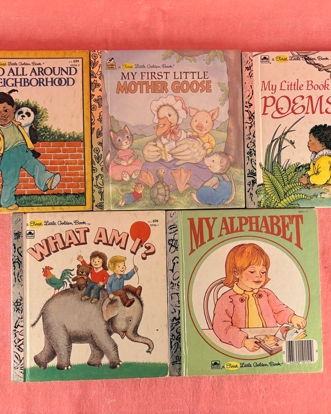 First Little Golden Books Vintage 10-Book Set: Fun Firsts