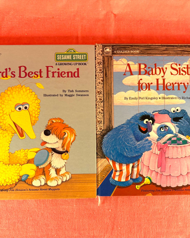 Sesame Street Vintage Square Book Pack!