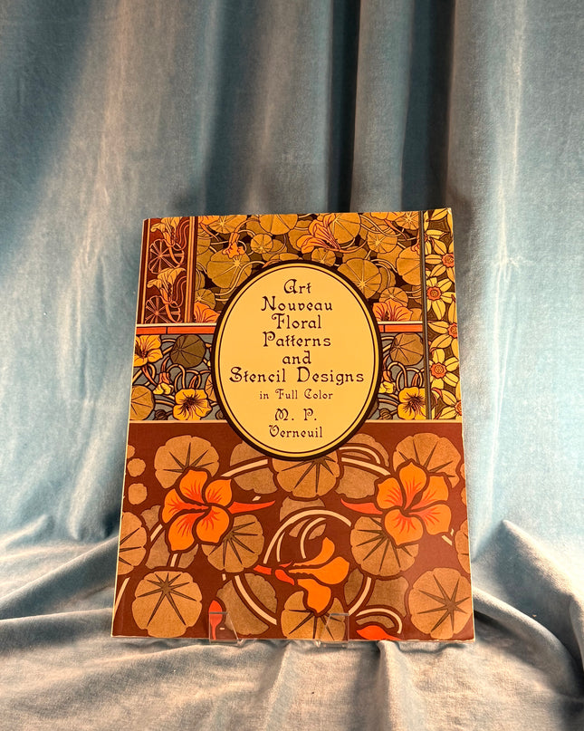 Art Nouveau Floral Patterns and Stencil Designs 