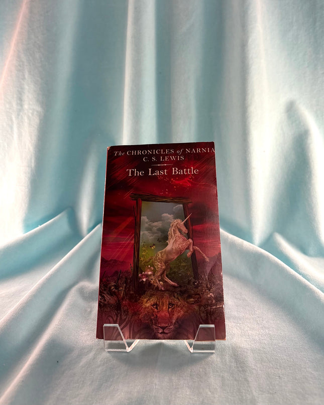 Book titled 'The Last Battle' from 'The Chronicles of Narnia' by C.S.
