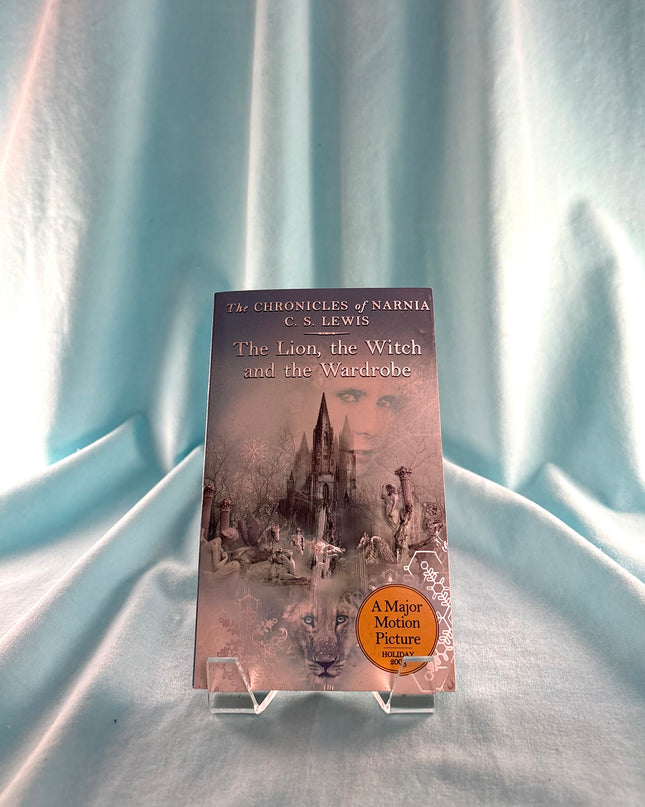 Book titled 'The Lion, the Witch and the Wardrobe' from 'The Chronicles of Narnia' by C.S.