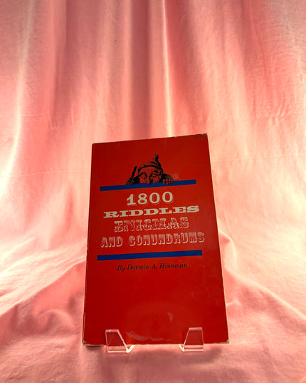 1800 Riddles, Enigmas and Conundrums - Darwin Alexander Hindman (Vintage)