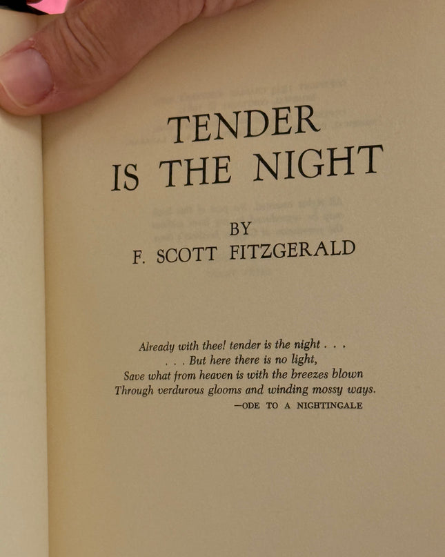 Tender Is the Night