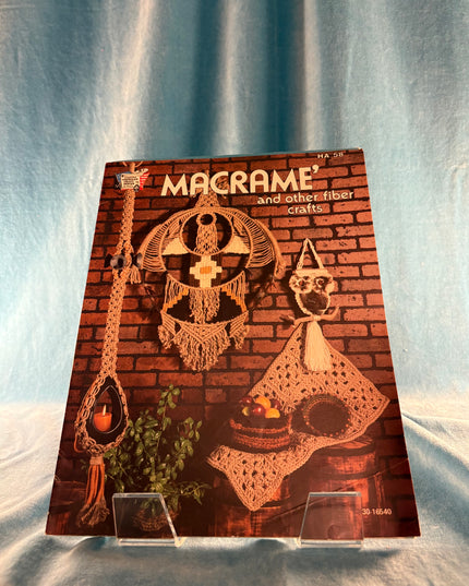 Macrame & Other Fiber Crafts (Vintage Booklet)