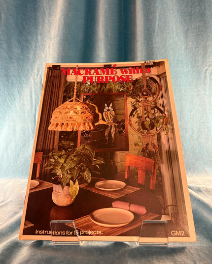 Macrame With a Purpose (Vintage Booklet)