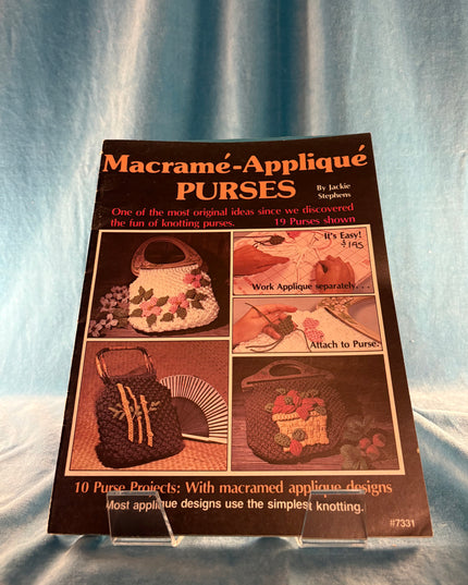 Macrame Applique Purses (Vintage Booklet)