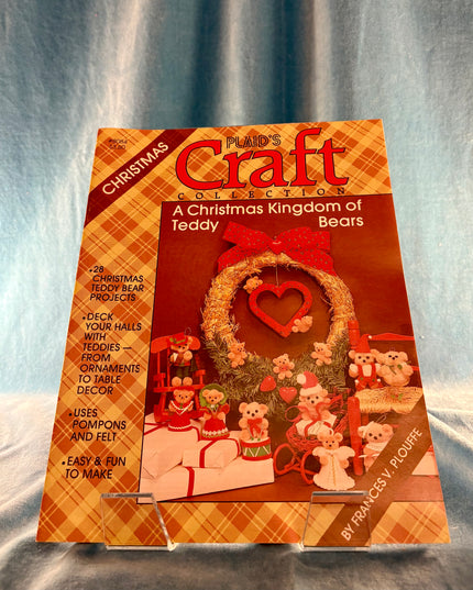Plaid’s Craft Collection: A Christmas Kingdom of Teddy Bears (Vintage Booklet)