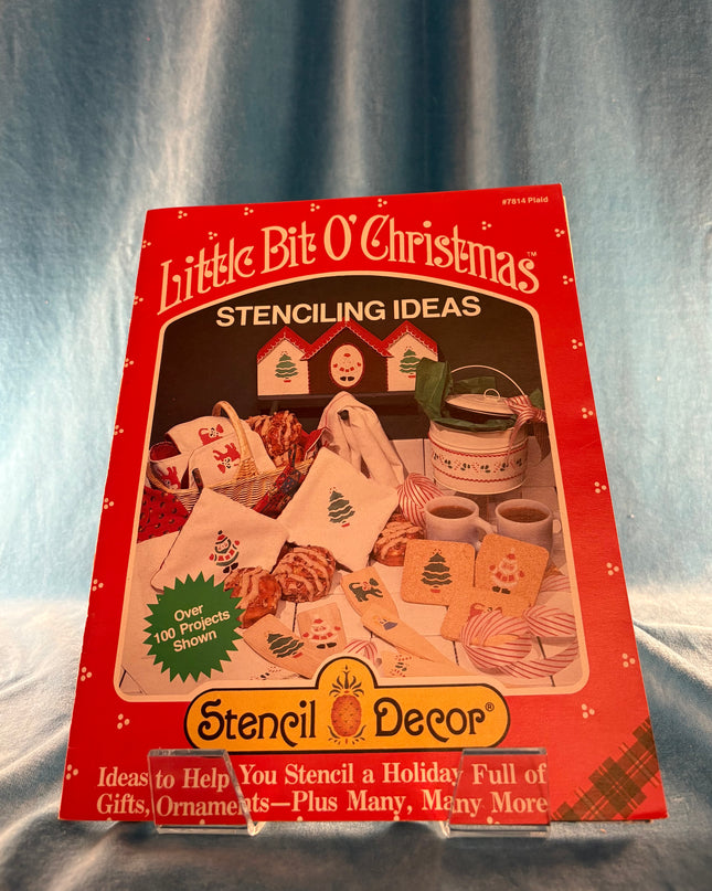 Little Bit O’ Christmas Stenciling Ideas (Vintage Booklet)