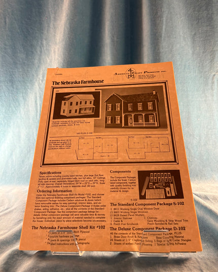 The Nebraska Farmhouse (Vintage Booklet)