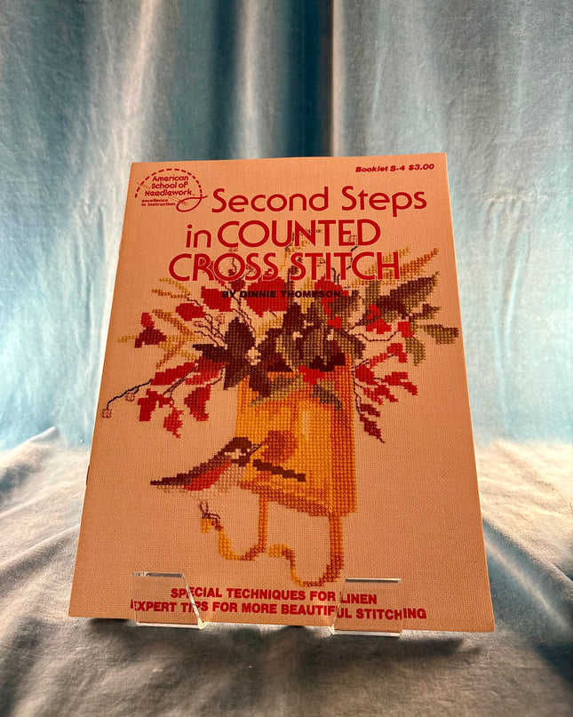 Second Steps in Counted Cross Stitch (Vintage Booklet)