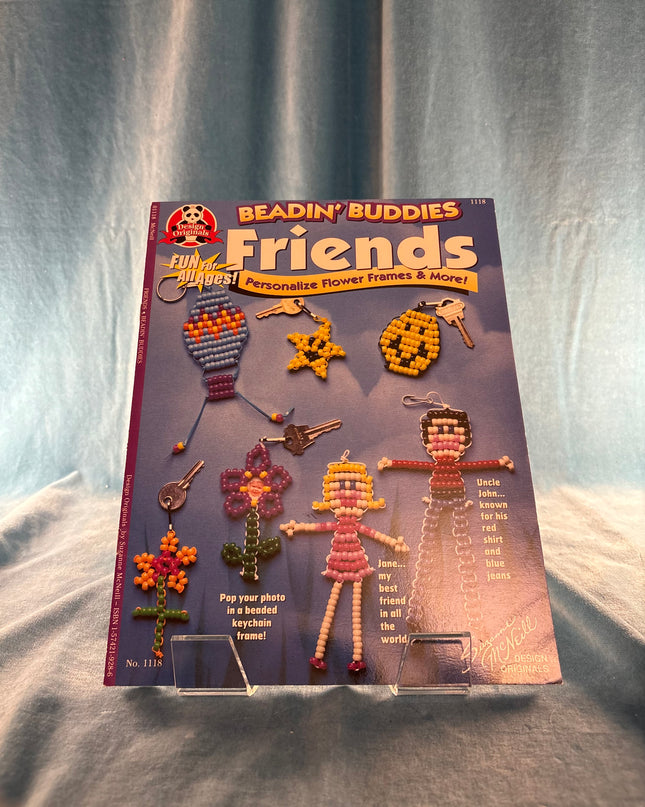 Beadin’ Buddies Friends: Personalize Flower Frames & More (Vintage Booklet)