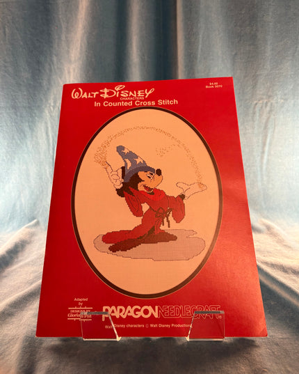 Walt Disney Characters & Counted Cross Stitch (Vintage Booklet)